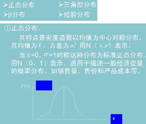 風(fēng)險概率分布