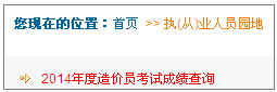 湖南2014年造價員考試成績查詢?nèi)肟? width=