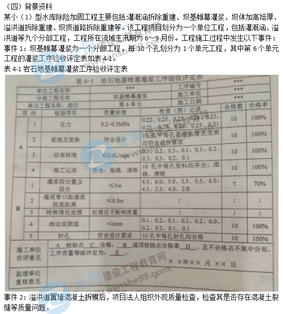 2018二建青島水利試題解析