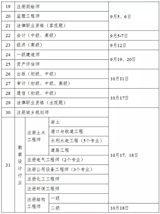 四川考試計劃2