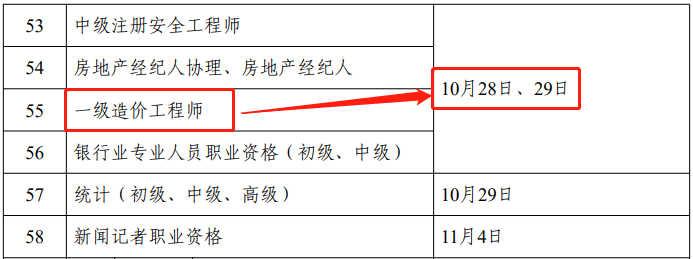 2023年一造考試時(shí)間