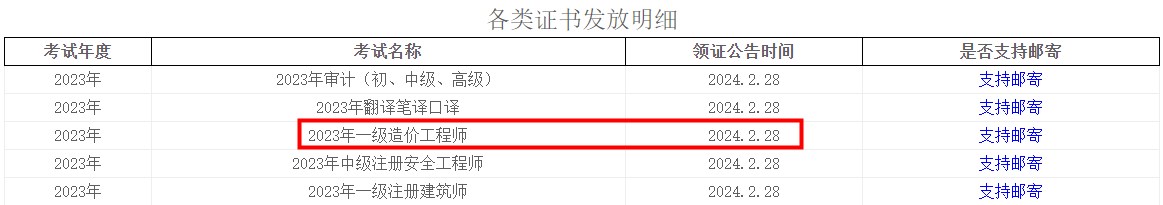 一造證書領(lǐng)取時間