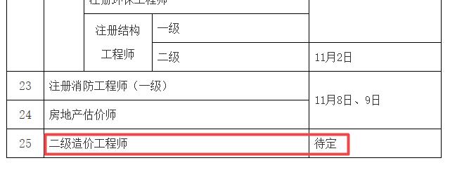 河南二造考試時間